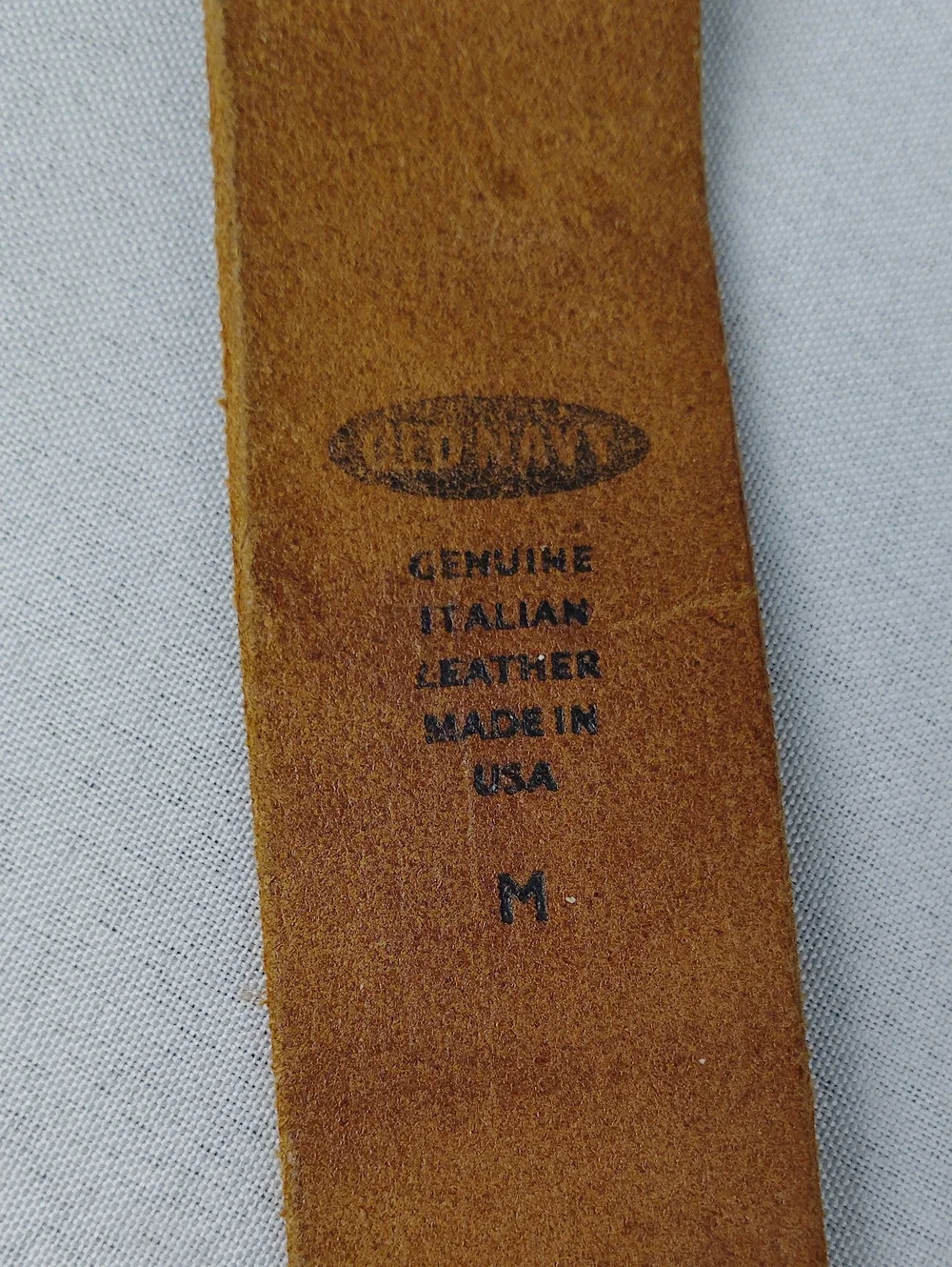 Old Navy Genuine Italian Leather Western-Style Belt. Unisex.